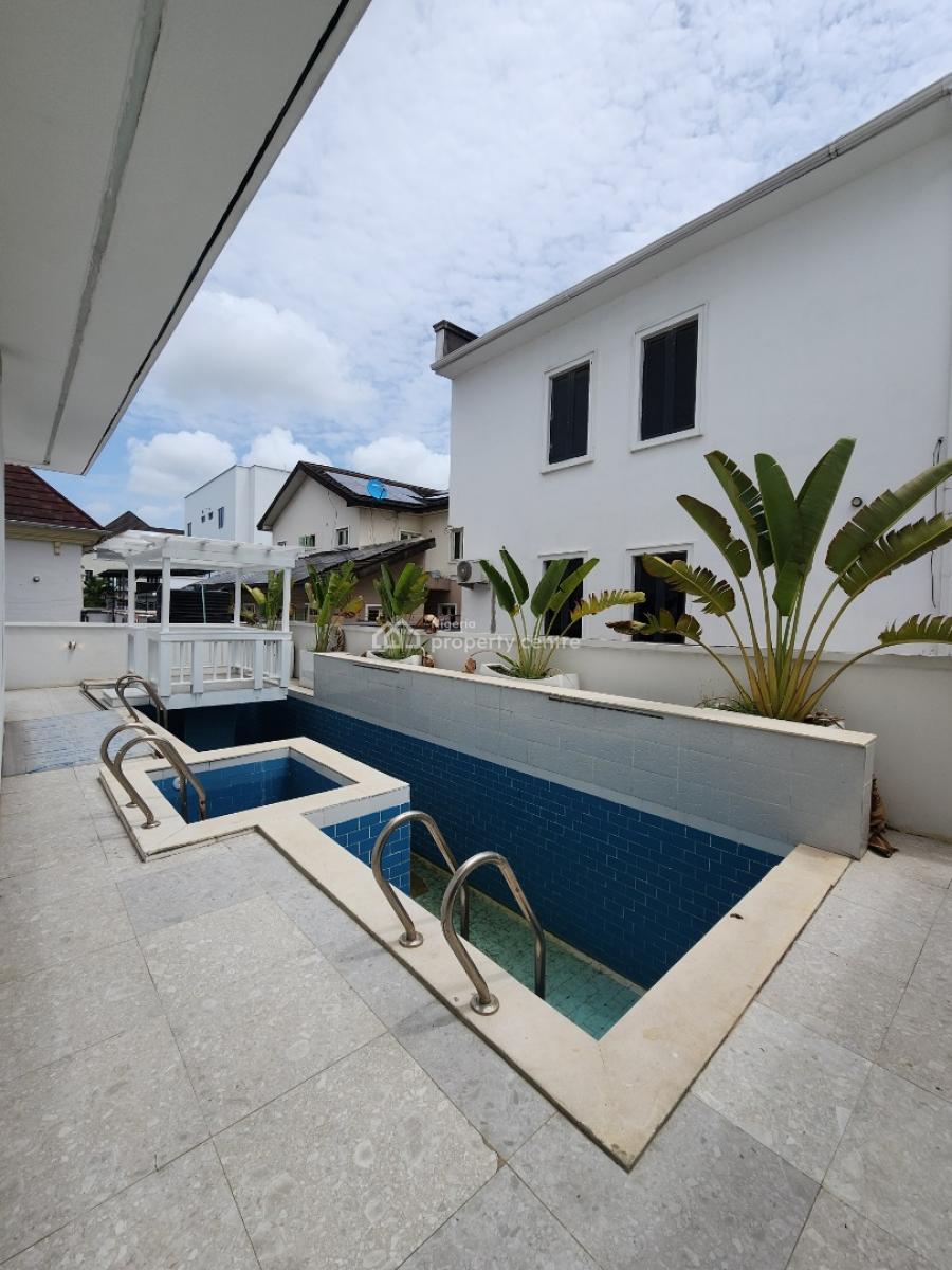Contemporary 5 Bedroom Detached Duplex W/ Bq, Pool, Cinema, Osapa, Lekki, Lagos, Detached Duplex for Sale
