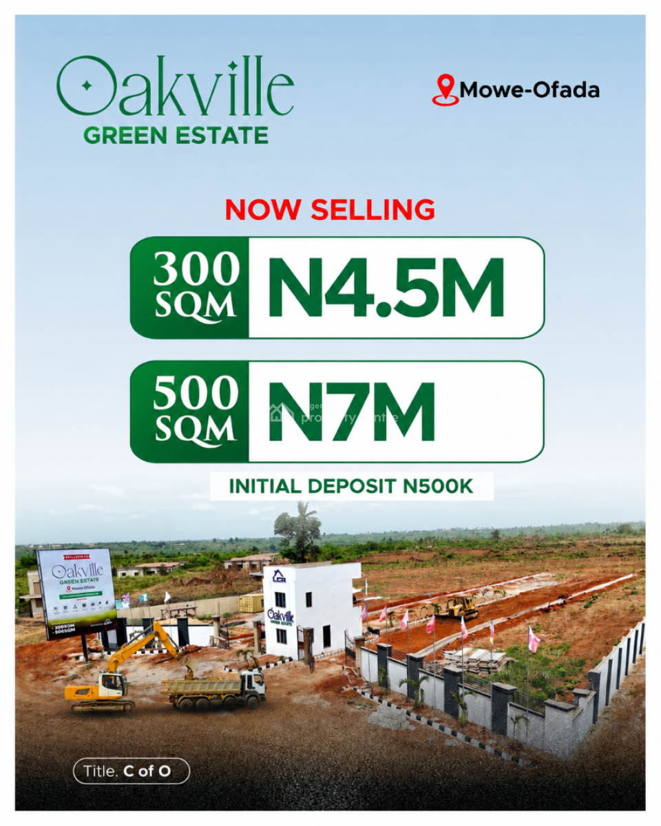 Most Affordable Land in Mowe with Cofo, Mowe Ofada, Ogun, Residential Land for Sale