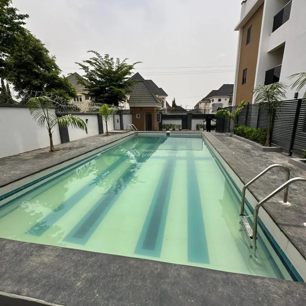 Newly Built 2-bedroom Apartment with Swimming Pool, Kubwa, Abuja, Flat / Apartment for Rent