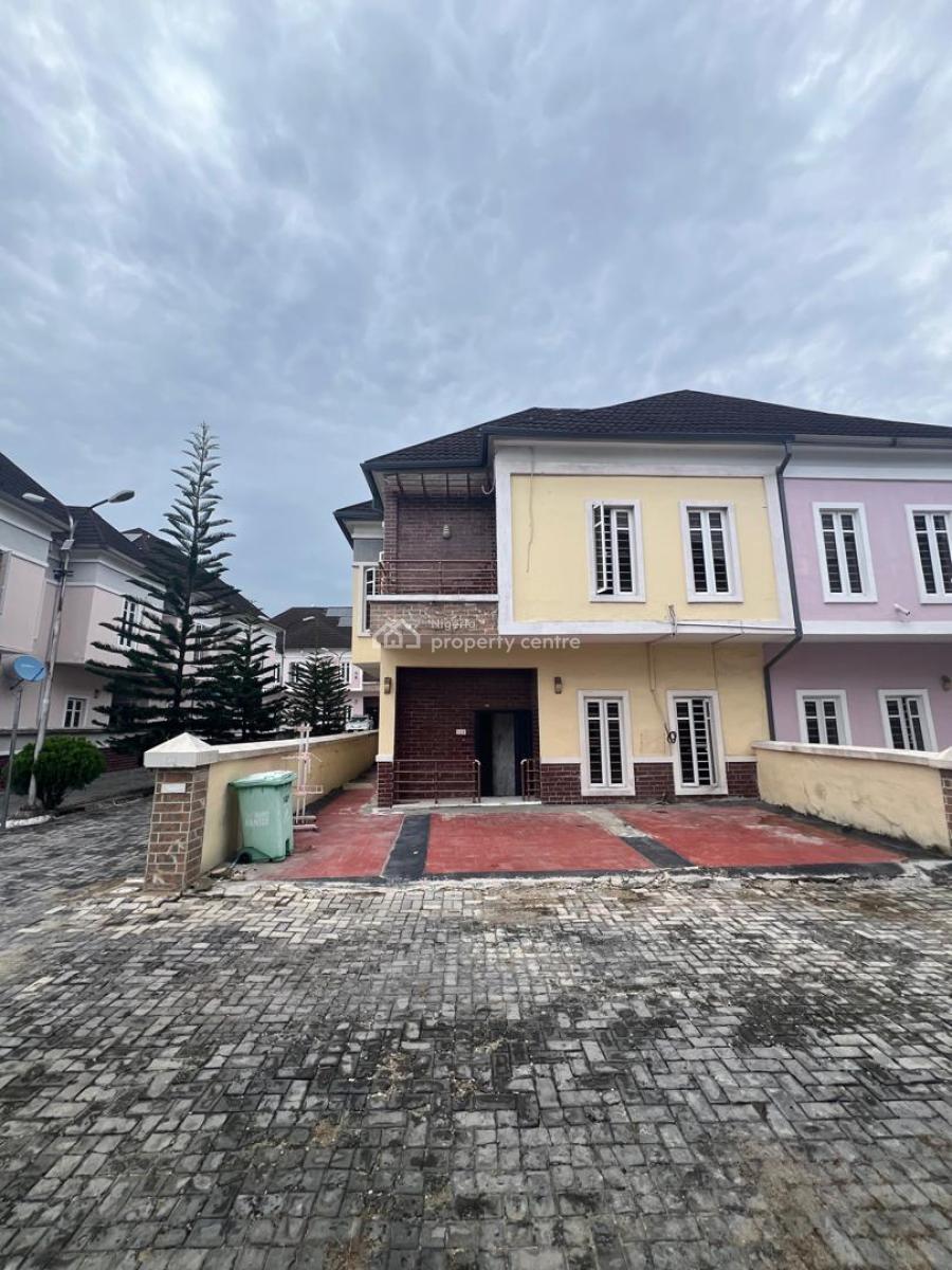 Specious Well Built 4 Bedroom Semi Detached Duplex with Bq, Ikota, Lekki, Lagos, Semi-detached Duplex for Sale