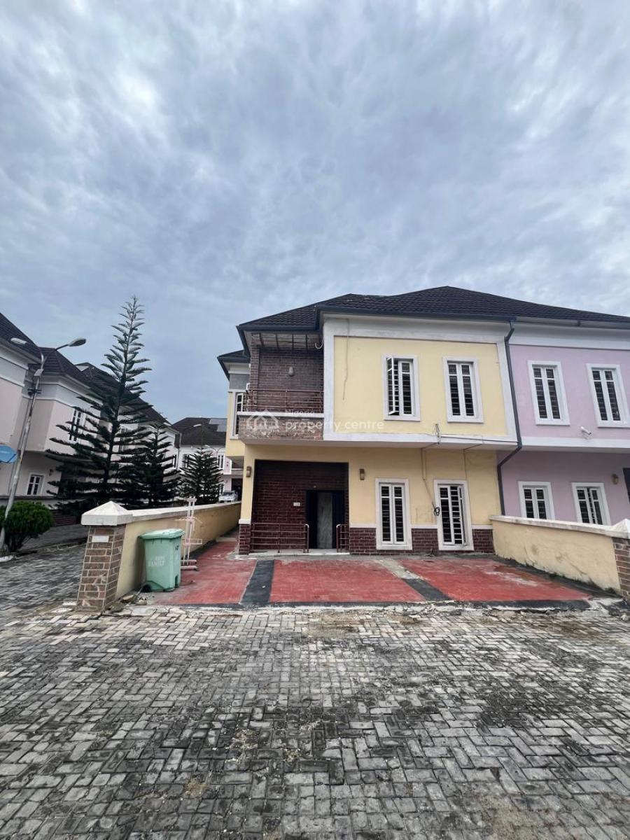 Specious Well Built 4 Bedroom Semi Detached Duplex with Bq, Ikota, Lekki, Lagos, Semi-detached Duplex for Sale