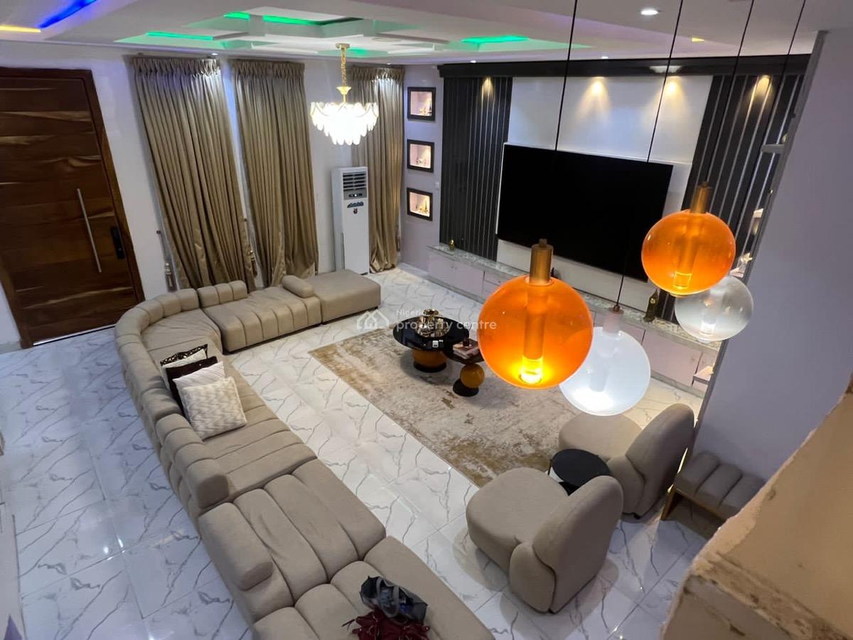 Five Bedroom Fully Furnished Duplex, Agungi, Lekki, Lagos, Flat / Apartment for Rent
