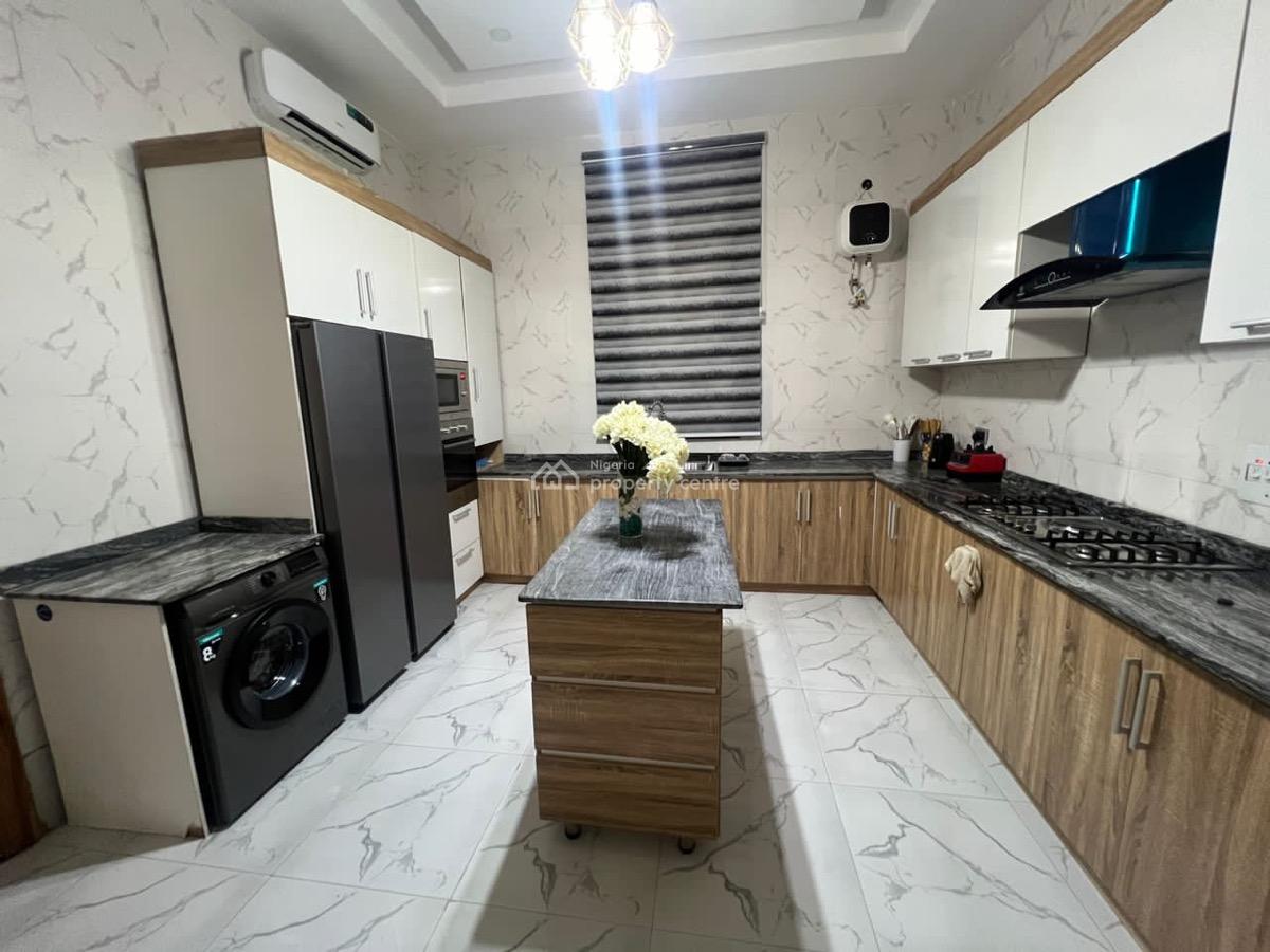 Five Bedroom Fully Furnished Duplex, Agungi, Lekki, Lagos, Flat / Apartment for Rent