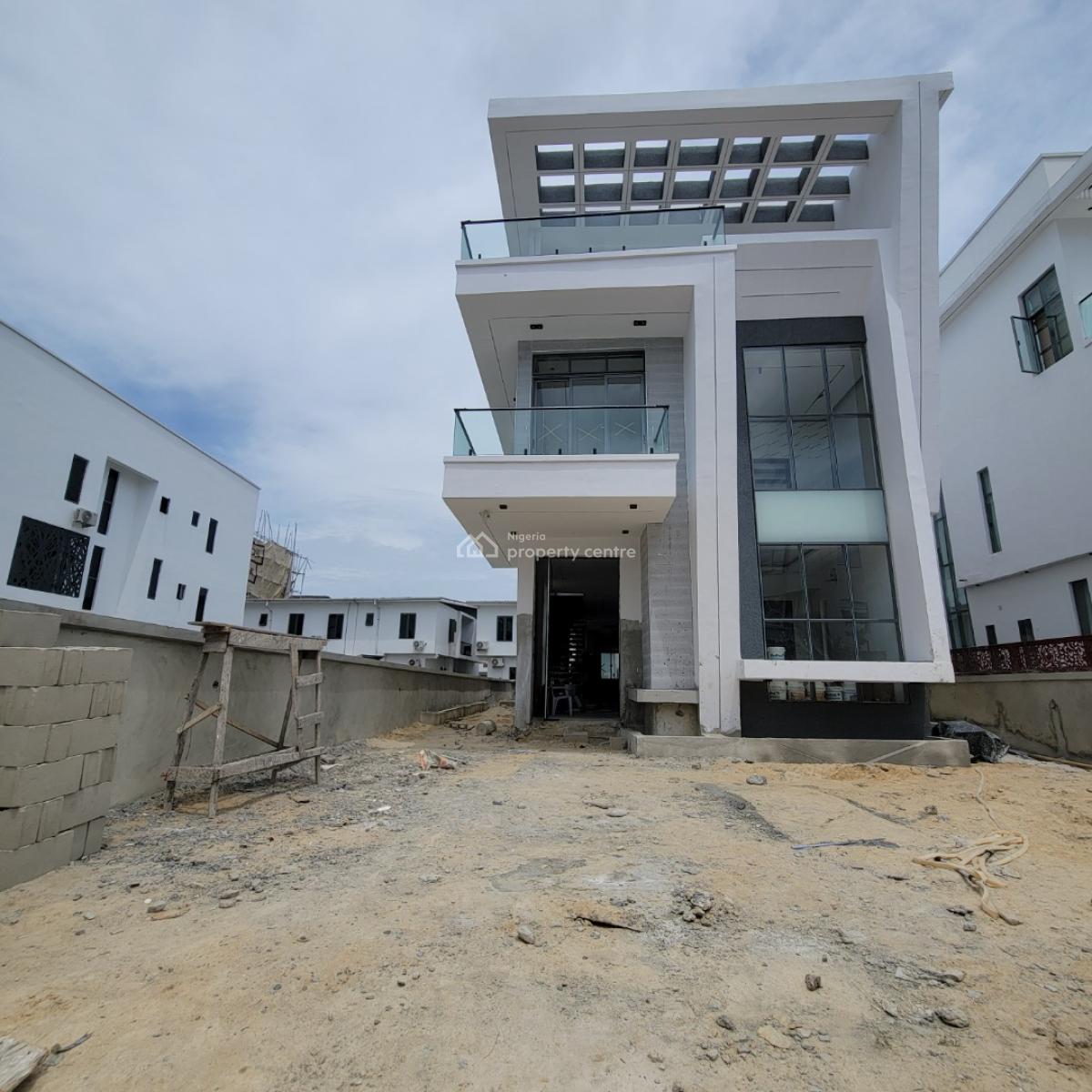 Excellent 5 Bedroom Duplex with a Bq and Pool,cinema, Osapa, Lekki, Lagos, House for Sale