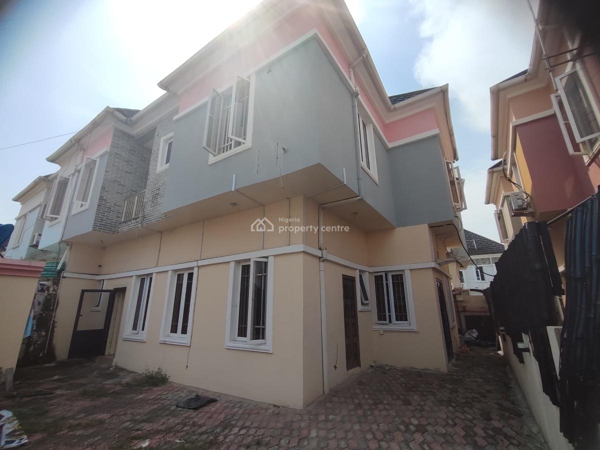 3 Bedroom Semi Detached Duplex with Bq, Alone in The Spacious Compound, Ikota, Lekki, Lagos, Semi-detached Duplex for Rent