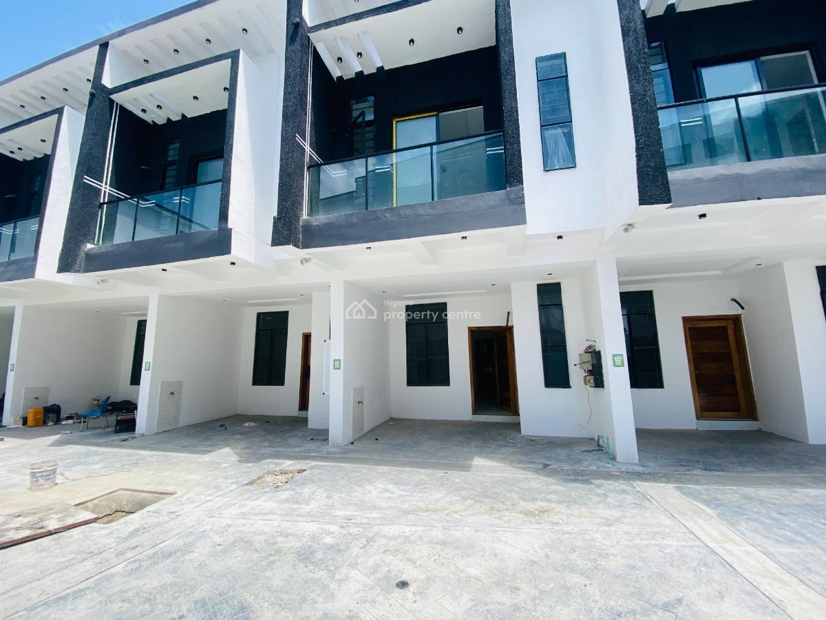 Modern 3 Bedroom Terrace Duplex, Chevron, Lekki, Lagos, Terraced Duplex for Sale