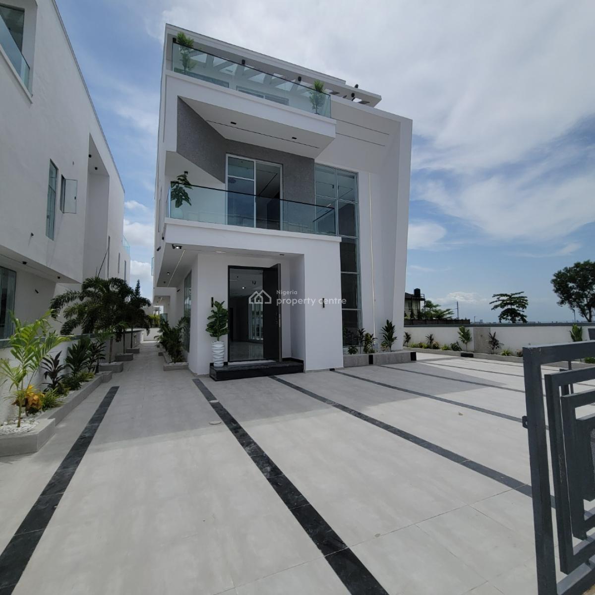 Beautiful 5 Bedroom Duplex with a Bq, Pool, Osapa, Lekki, Lagos, Detached Duplex for Sale