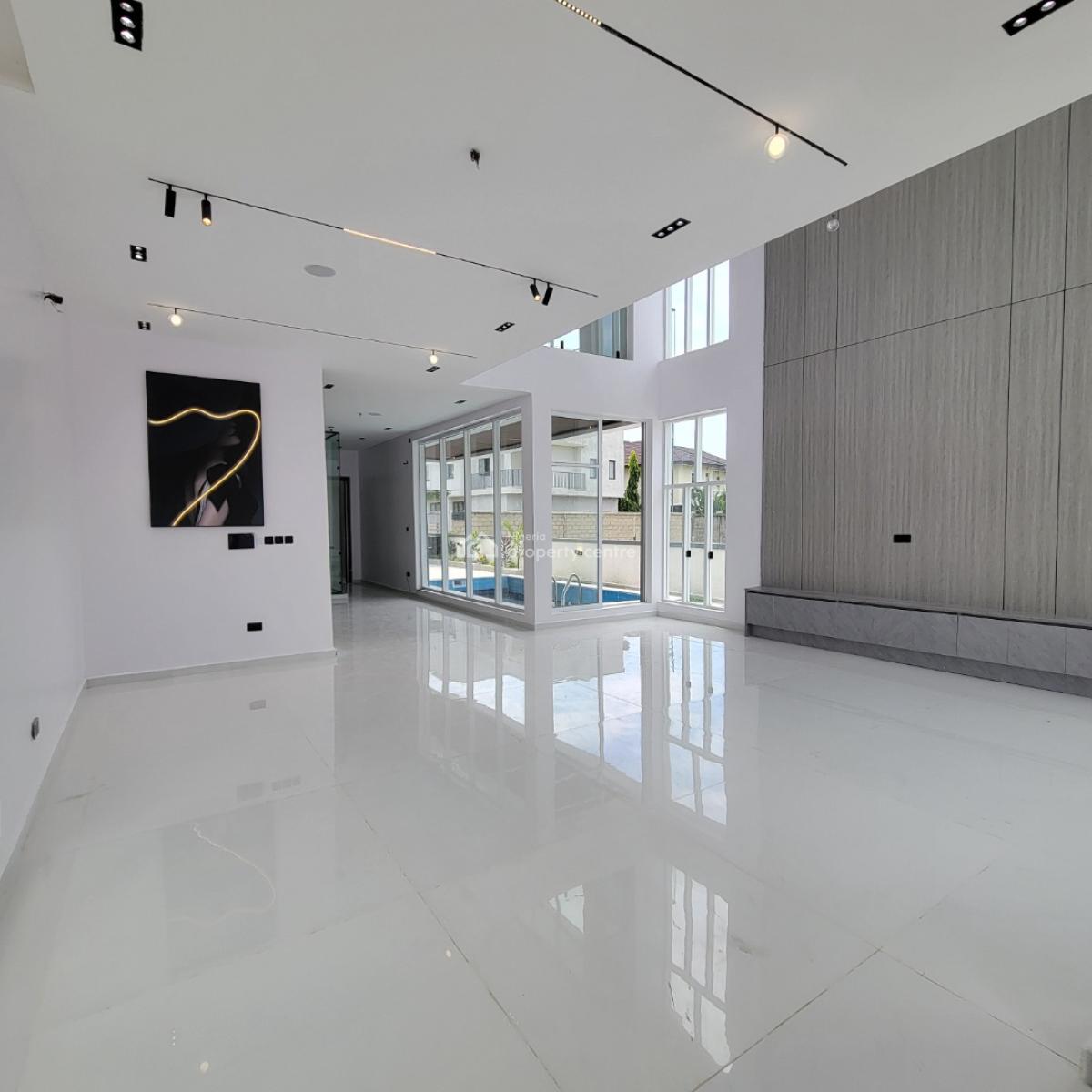 Beautiful 5 Bedroom Duplex with a Bq, Pool, Osapa, Lekki, Lagos, Detached Duplex for Sale