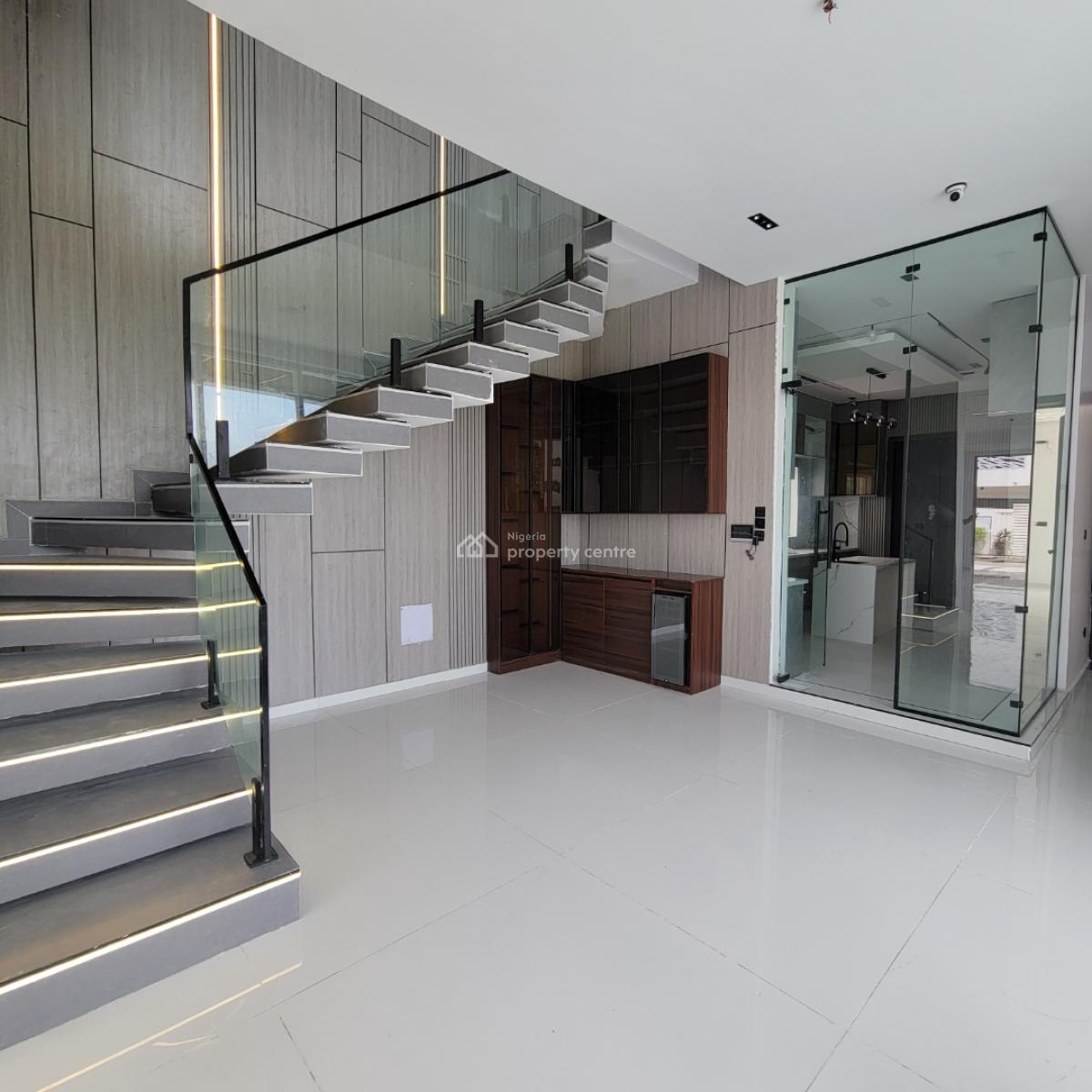 Beautiful 5 Bedroom Duplex with a Bq, Pool, Osapa, Lekki, Lagos, Detached Duplex for Sale