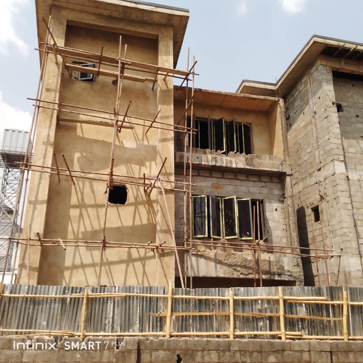4 Bedroom Terrace Duplex Corner Piece Carcass, Off Linda Chalker Street, Guzape District, Abuja, Terraced Duplex for Sale