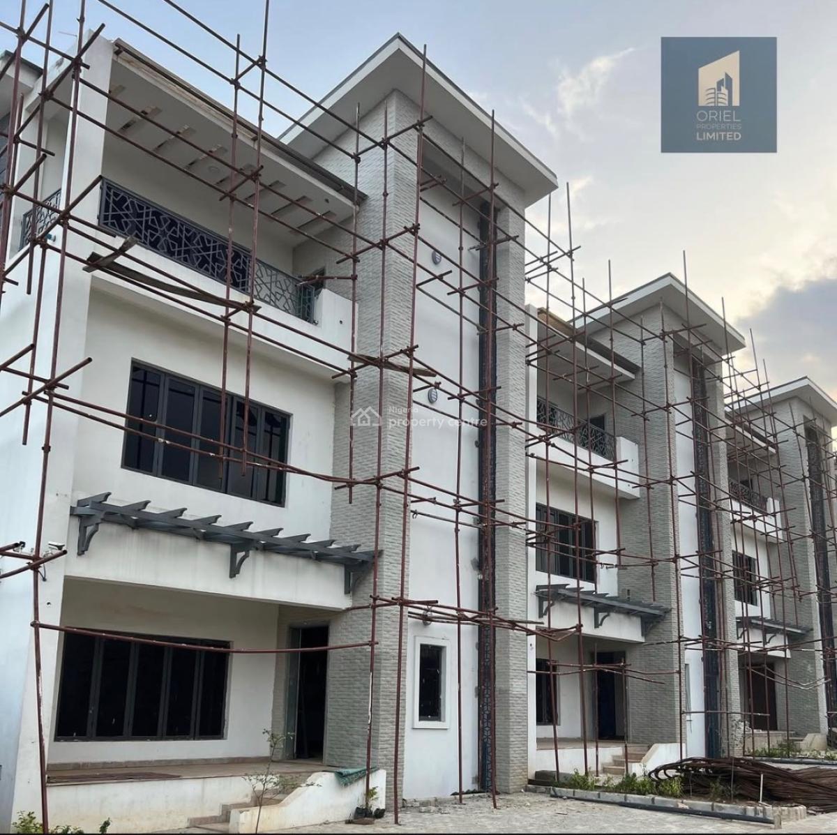 4 Bedroom Terrace Duplex Corner Piece Carcass, Off Linda Chalker Street, Guzape District, Abuja, Terraced Duplex for Sale