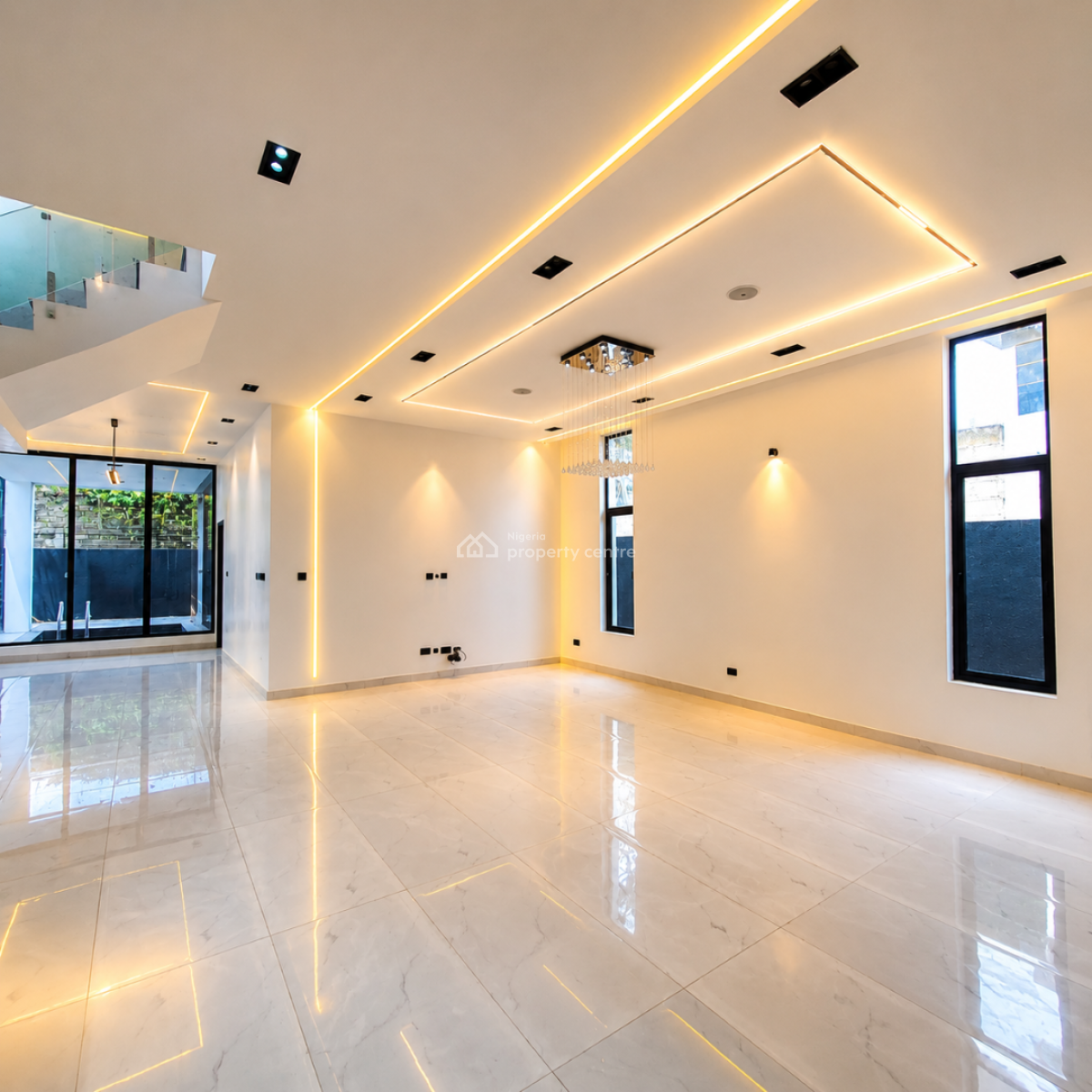 Luxury 5 Bedroom Fully Detached Duplex with Bq + Pool, Chevron, Lekki, Lagos, Detached Duplex for Sale