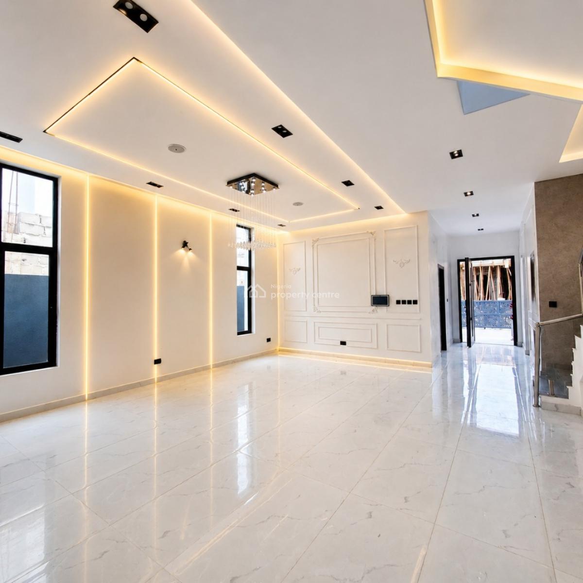 Luxury 5 Bedroom Fully Detached Duplex with Bq + Pool, Chevron, Lekki, Lagos, Detached Duplex for Sale