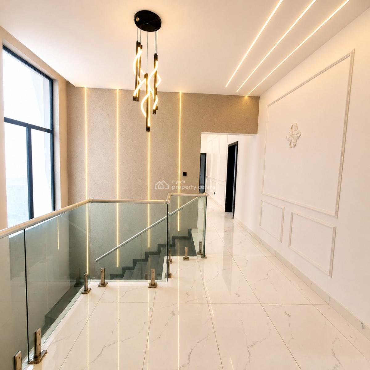 Luxury 5 Bedroom Fully Detached Duplex with Bq + Pool, Chevron, Lekki, Lagos, Detached Duplex for Sale