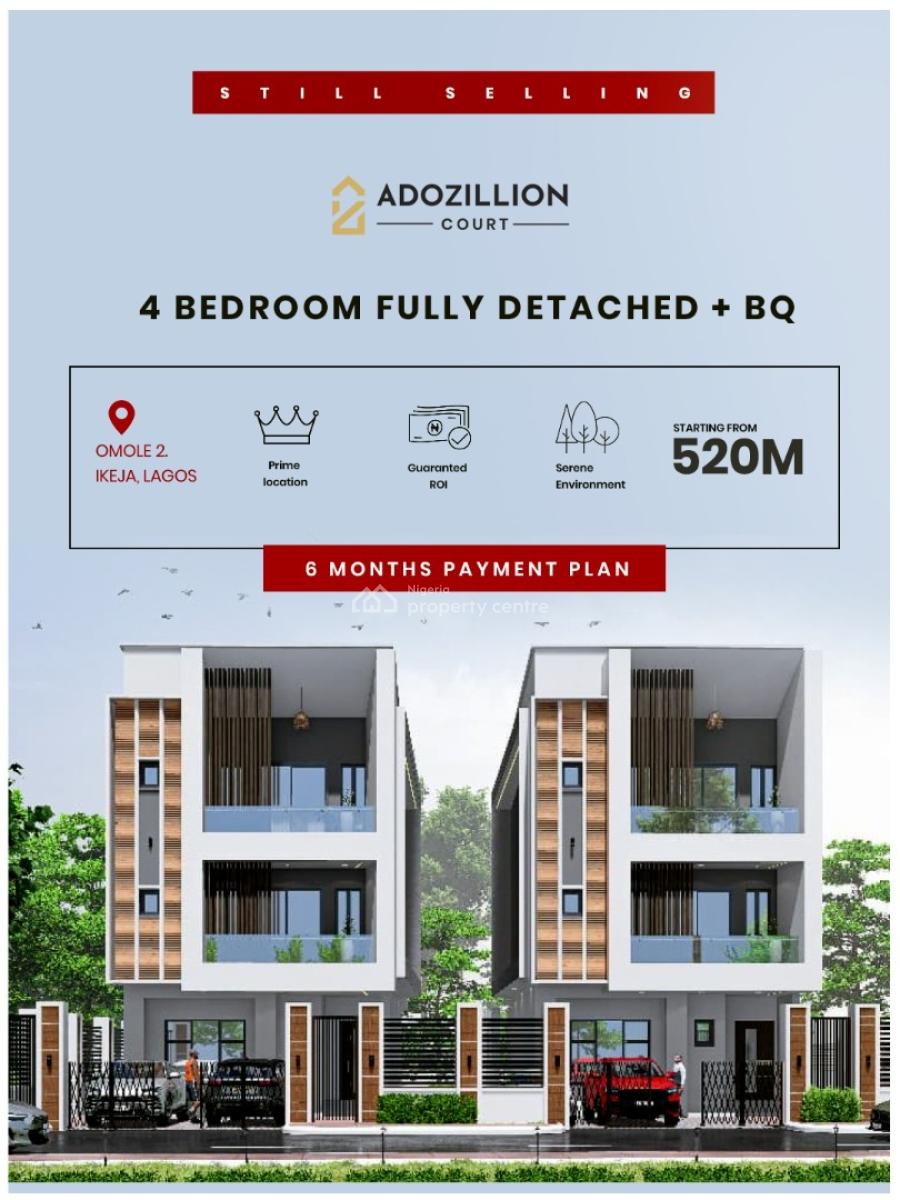 Adozilion Court, Ikeja, Omole Phase 2, Ikeja, Lagos, House for Sale
