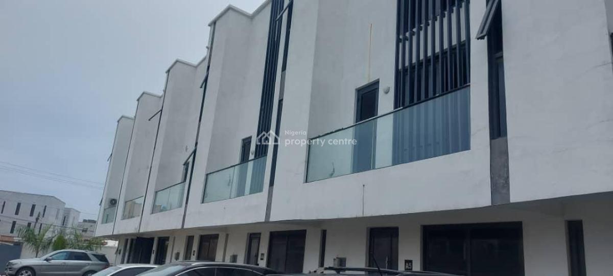 Luxury 4 Bedroom Terrace Duplex with Bq in Service Estate, Ashton Court, Ilasan, Lekki, Lagos, Terraced Duplex for Rent