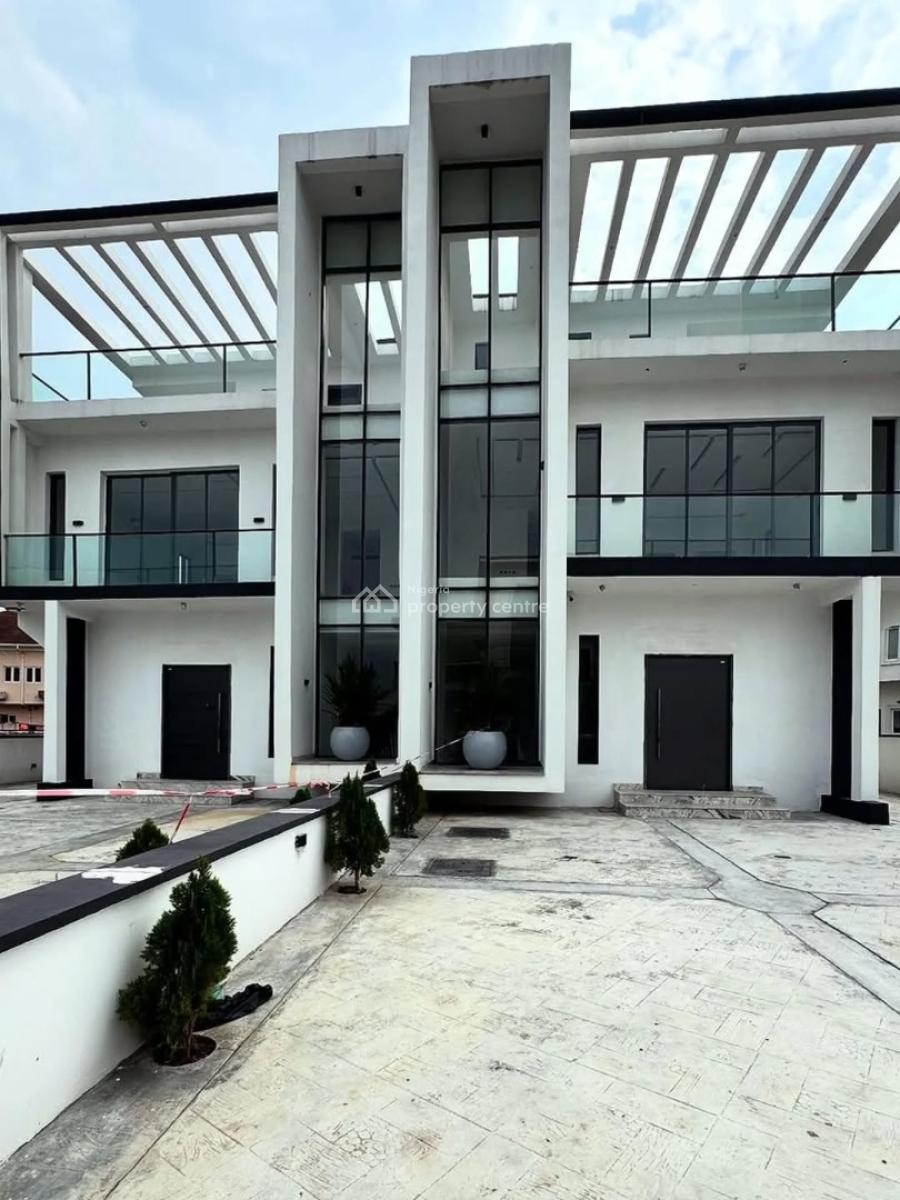 5 Bedroom Semi Detached Duplex with Pentfloor, Pool, Bq, Lakeview Park 1 Estate, Vgc, Lekki, Lagos, Semi-detached Duplex for Sale