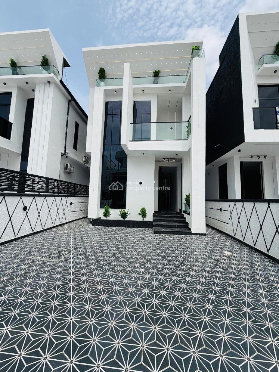 Well Built Luxury Fully Automated 5 Bedroom Fully Detached Duplex, Chevron, Lekki, Lagos, Detached Duplex for Sale