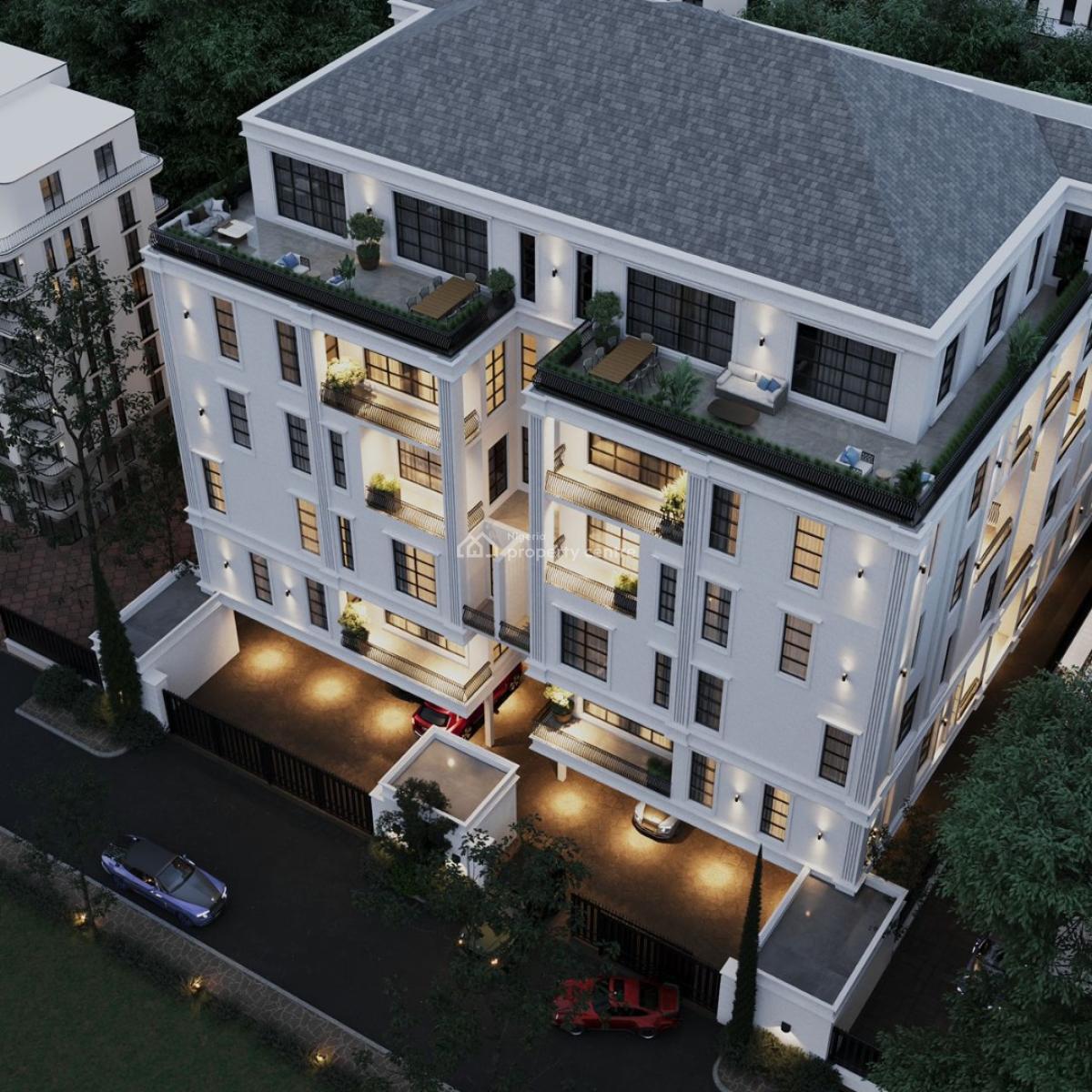 Luxury 4 Units -- 4 Bedroom Maisonettes with Bq, Lekki Phase 1, Lekki, Lagos, House for Sale