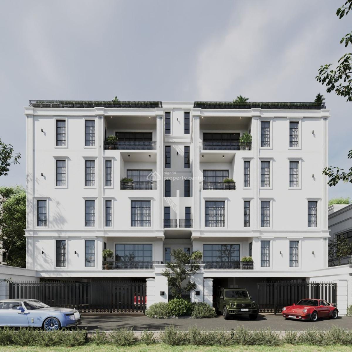 Luxury 4 Units -- 4 Bedroom Maisonettes with Bq, Lekki Phase 1, Lekki, Lagos, House for Sale