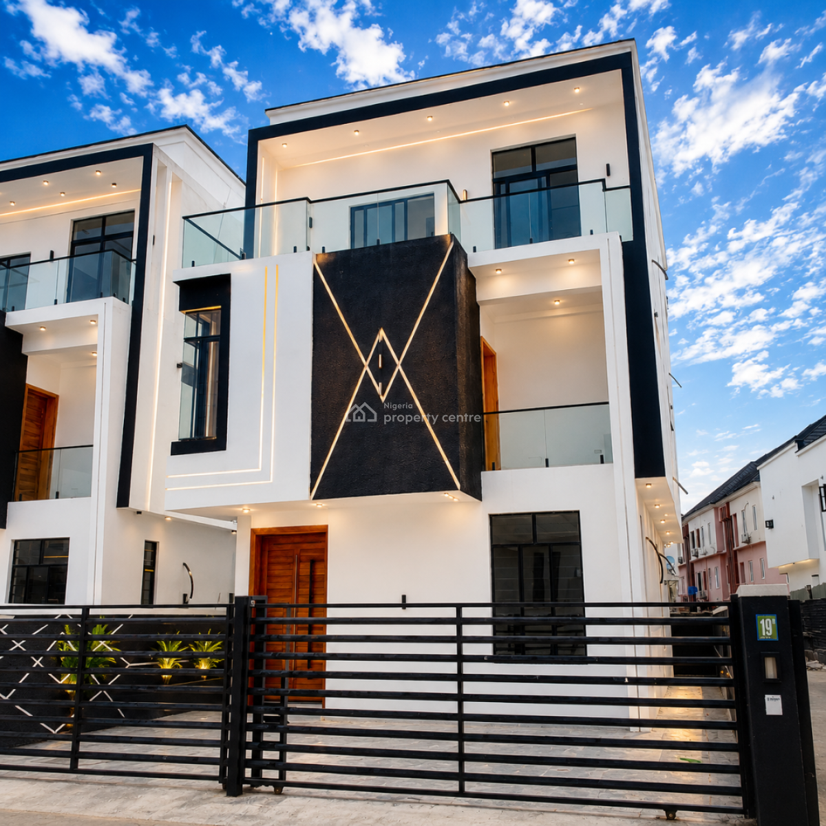 New 5 Bedroom Fully Detached Duplex with Bq on 2floors, Chevron, Lekki, Lagos, Detached Duplex for Sale
