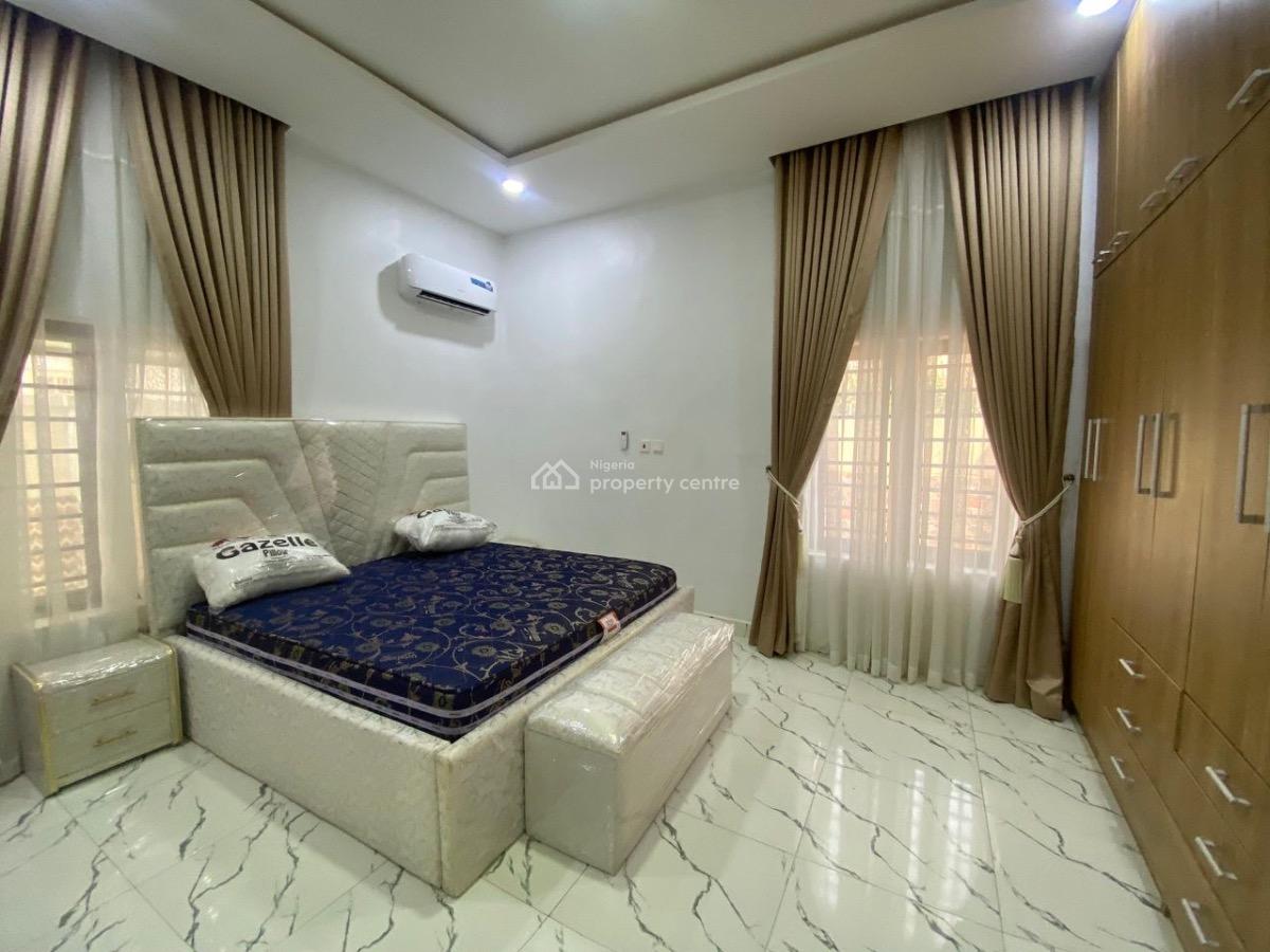 Furnished and Serviced 3 Bedroom, Along Jahi Road, Kado, Abuja, Detached Bungalow for Rent