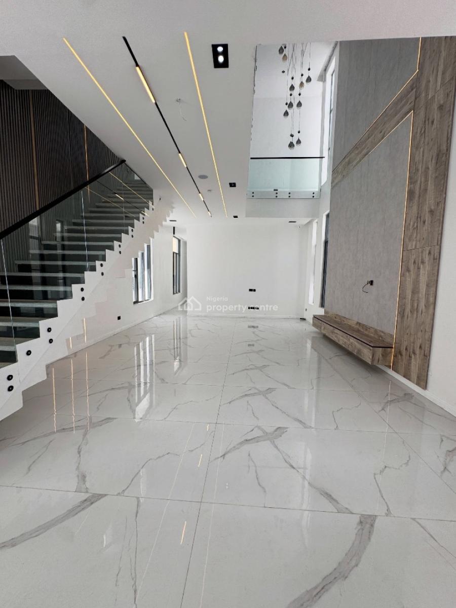 Massive 5 Bedroom Detached Duplex with Pool and Open Roof, Well Built Duplex Located in a Secured Estate, Osapa, Lekki, Lagos, Detached Duplex for Sale