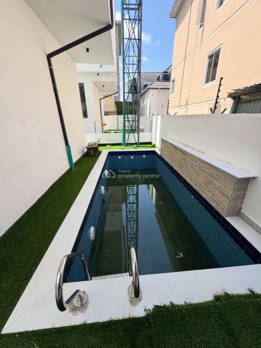 Massive 5 Bedroom Detached Duplex with Pool and Open Roof, Well Built Duplex Located in a Secured Estate, Osapa, Lekki, Lagos, Detached Duplex for Sale