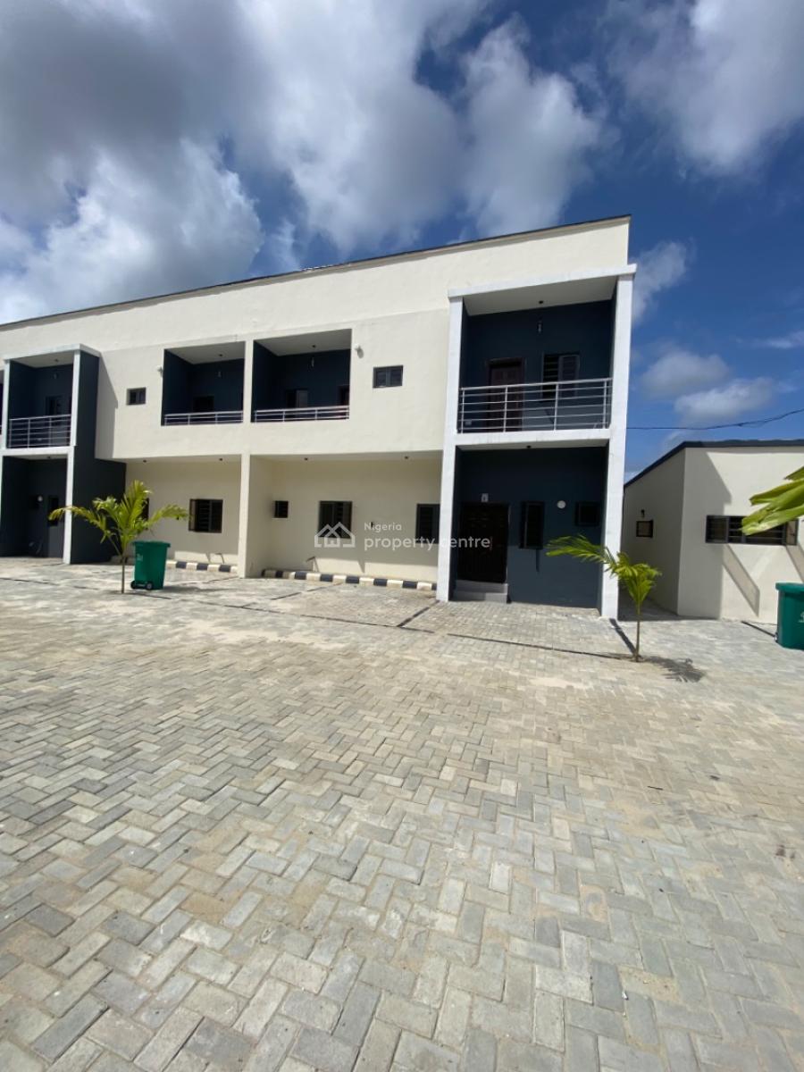 Bran New 4 Bedrooms Terrace Duplex with a Bq, Shoprite Sangotedo,lekki Ajah Lagos, Sangotedo, Ajah, Lagos, Terraced Duplex for Rent