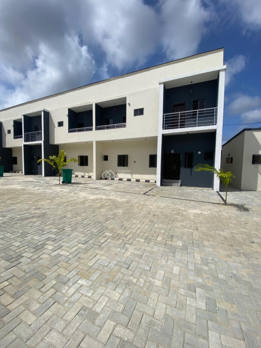 Bran New 4 Bedrooms Terrace Duplex with a Bq, Shoprite Sangotedo,lekki Ajah Lagos, Sangotedo, Ajah, Lagos, Terraced Duplex for Rent