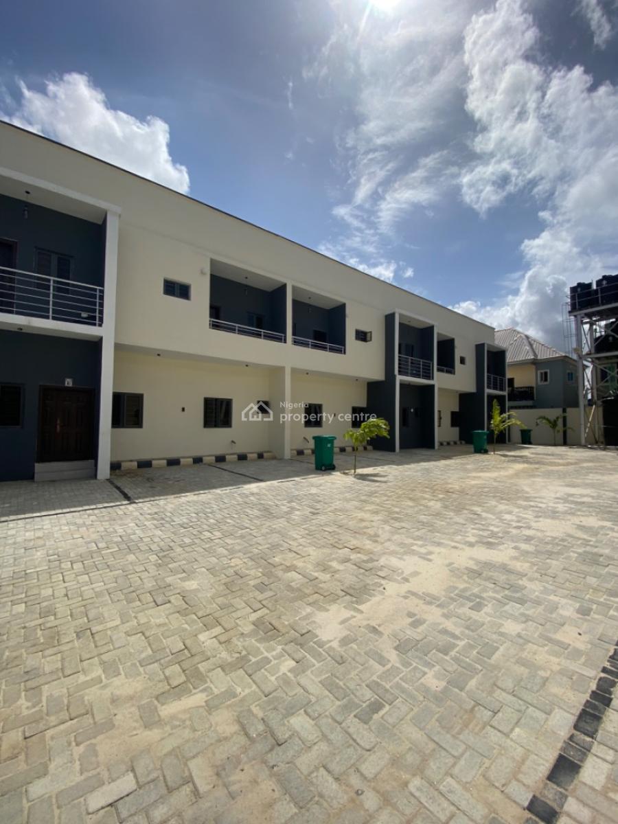 Bran New 4 Bedrooms Terrace Duplex with a Bq, Shoprite Sangotedo,lekki Ajah Lagos, Sangotedo, Ajah, Lagos, Terraced Duplex for Rent