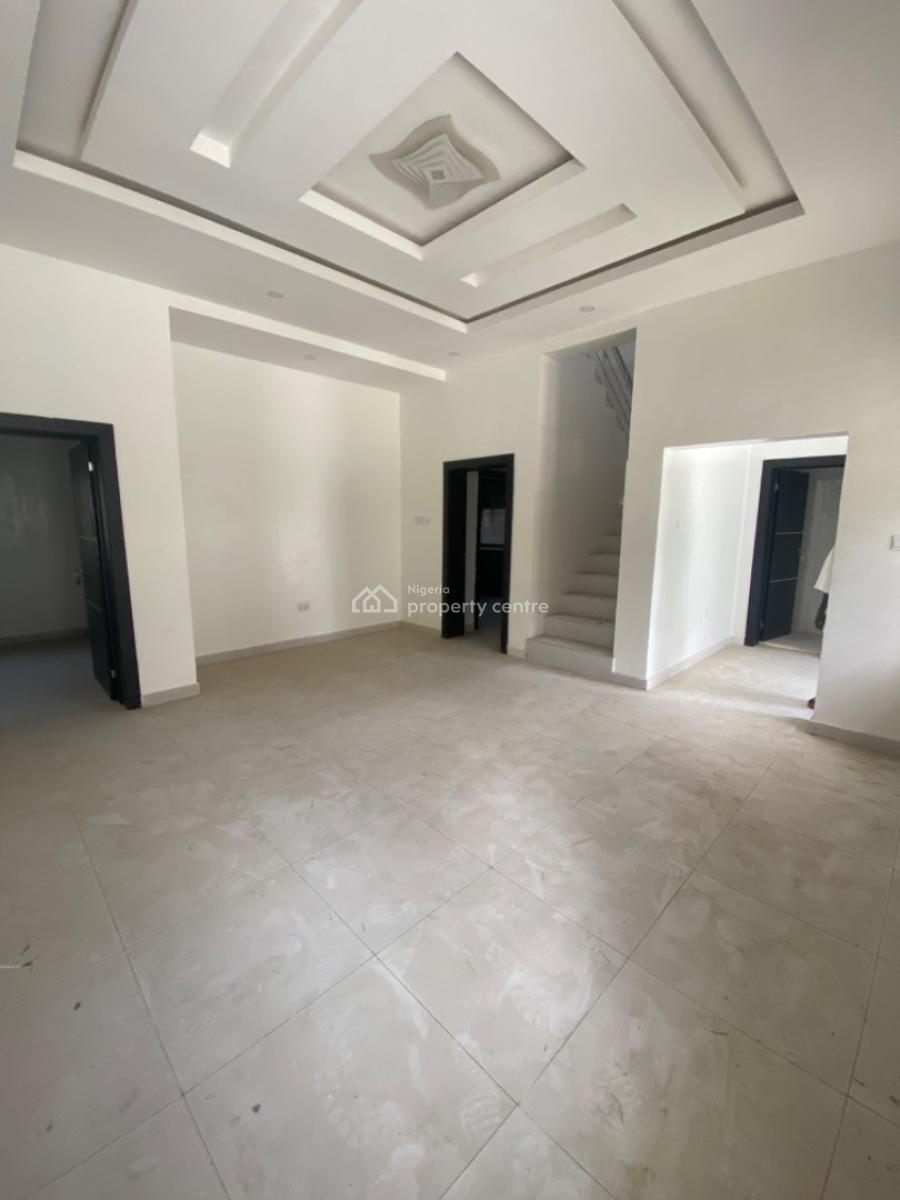 Bran New 4 Bedrooms Terrace Duplex with a Bq, Shoprite Sangotedo,lekki Ajah Lagos, Sangotedo, Ajah, Lagos, Terraced Duplex for Rent