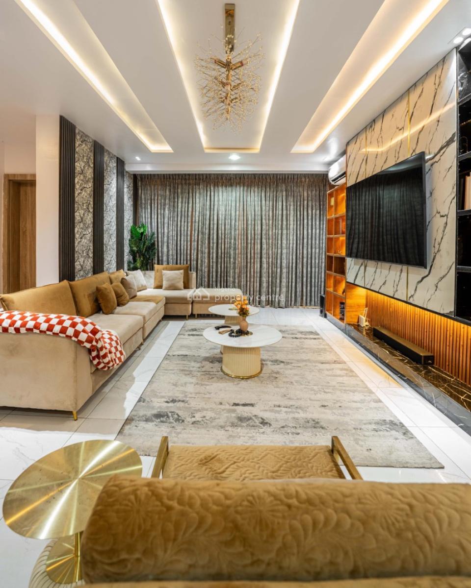 Luxury 2 Bedroom Apartment with Mini Wine Bar and Balconies, Ikate Lekki, Lekki, Lagos, Flat / Apartment Short Let