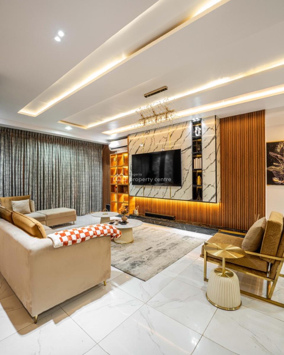 Luxury 2 Bedroom Apartment with Mini Wine Bar and Balconies, Ikate Lekki, Lekki, Lagos, Flat / Apartment Short Let