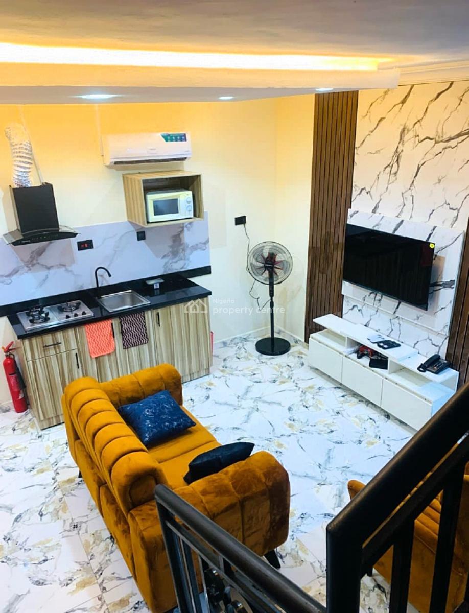 Nicely Furnished and Serviced Luxury 1 Bedroom Duplex Apartment, Off Bode Thomas, Bode Thomas, Surulere, Lagos, Mini Flat (room and Parlour) Short Let