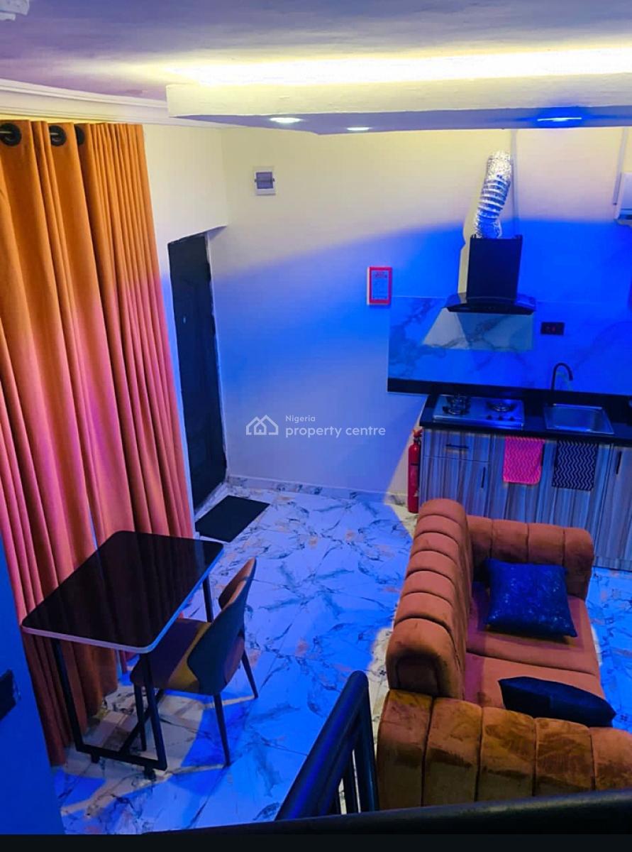 Nicely Furnished and Serviced Luxury 1 Bedroom Duplex Apartment, Off Bode Thomas, Bode Thomas, Surulere, Lagos, Mini Flat (room and Parlour) Short Let