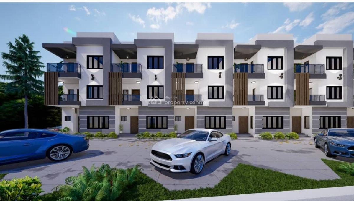 Luxury 4 Bedroom Terrace Duplex with Bq, By Stella Maris School Life Camp, Life Camp, Abuja, Terraced Duplex for Sale