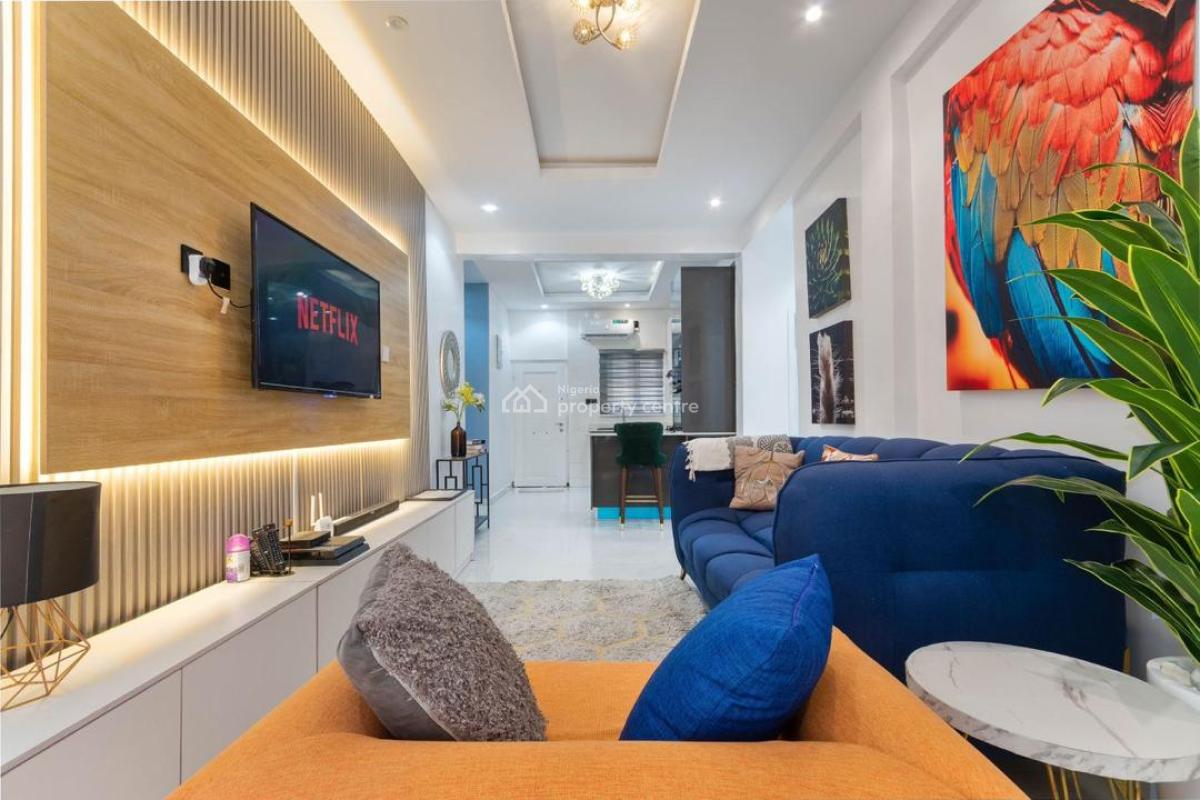 Fully Furnished 2-bedroom First-floor Apartment with Access to a Swimming Pool, Ikate, Ilasan, Lekki, Lagos, Flat / Apartment for Rent