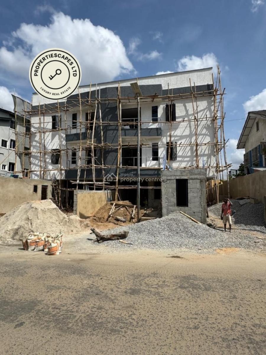 Exclusive 2 Bed  Semi Detached Duplex with Bq in a Serene Location, Yaba, Lagos, Semi-detached Duplex for Sale