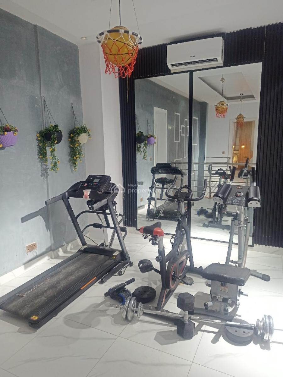 Semi Furnished Four Bedrooms Maisonnette, Icanial Estate, Kis Daniel Street, Nike Gallery Road, Ikate, Lekki, Lagos, Detached Duplex for Rent