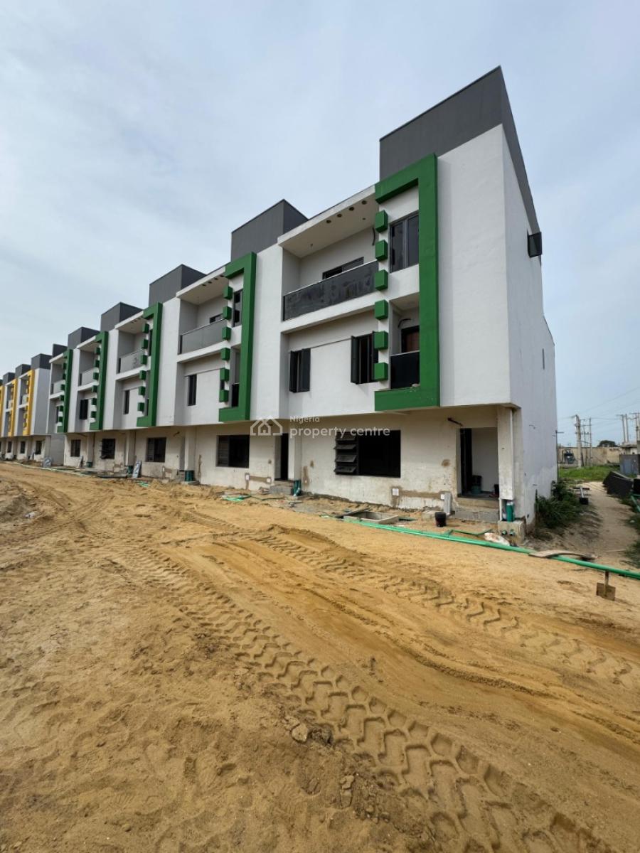 Very Spacious 4 Bedroom Terrace Duplex with Bq, Communal Swimming Pool, Gra, Ogudu, Lagos, Terraced Duplex for Sale