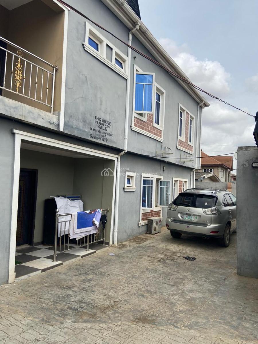 Four Units of 3 Bedroom Flats in a Good Location, Benjamin Obire Street, Egbeda, Alimosho, Lagos, Block of Flats for Sale