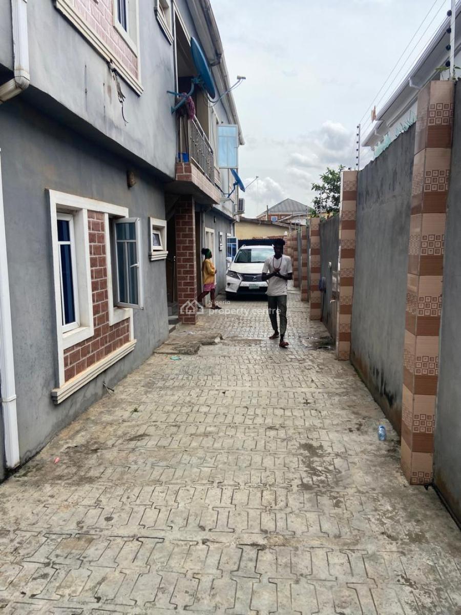 Four Units of 3 Bedroom Flats in a Good Location, Benjamin Obire Street, Egbeda, Alimosho, Lagos, Block of Flats for Sale