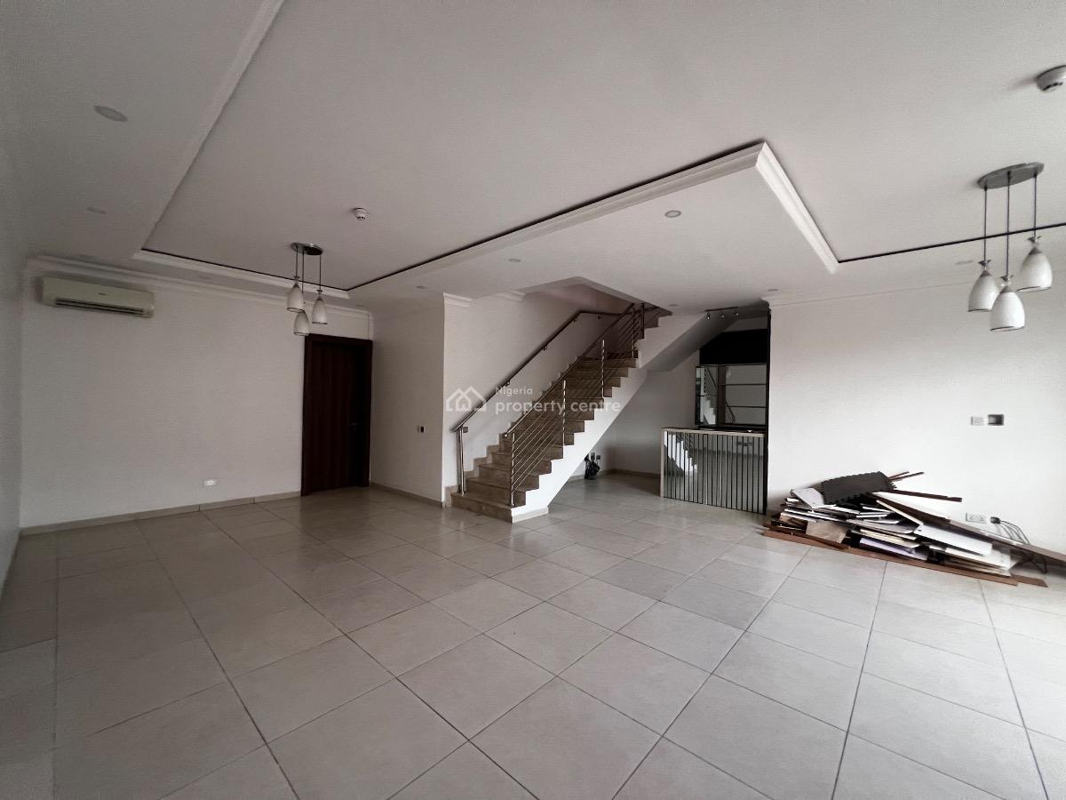 Luxury 4 Bedroom Terrace House with a Room Bq,swimming Pool, Banana Island, Ikoyi, Lagos, Terraced Duplex for Rent