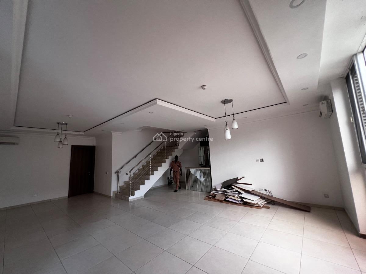 Luxury 4 Bedroom Terrace House with a Room Bq,swimming Pool, Banana Island, Ikoyi, Lagos, Terraced Duplex for Rent