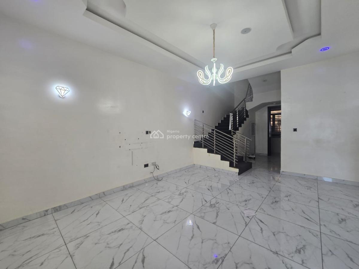 Standard 4 Bedroom Semi Detached Duplex with Bq, Chevron, Lekki, Lagos, Semi-detached Duplex for Rent