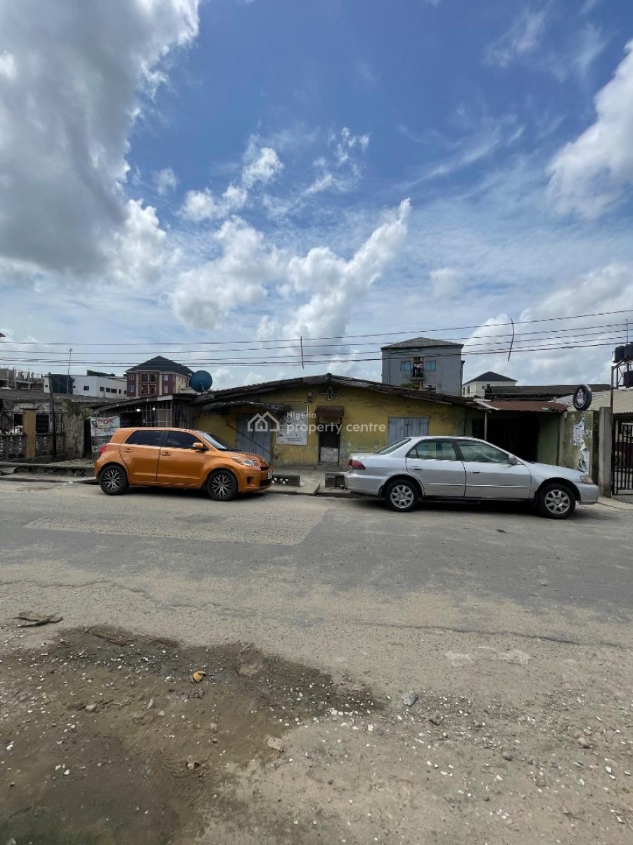a Bungalow Sitting on a Full Plot of Land Measuring 527sqm, Off Nnobi Street Off Kilo Bustop Surulere, Surulere, Lagos, Mixed-use Land for Sale