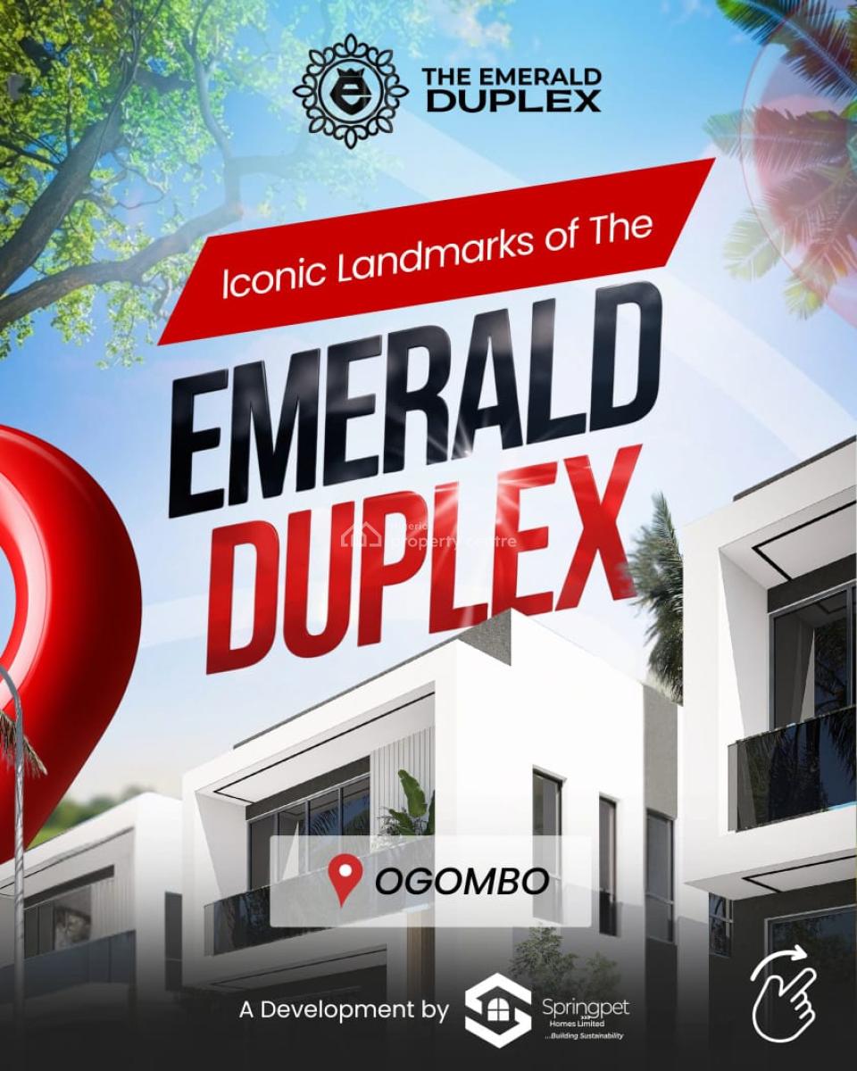 3/4 Bedeoom Emerald Luxury Homes with Bq, Ogombo, Ajah Lagos Nigeria, Ajah, Lagos, Detached Duplex for Sale