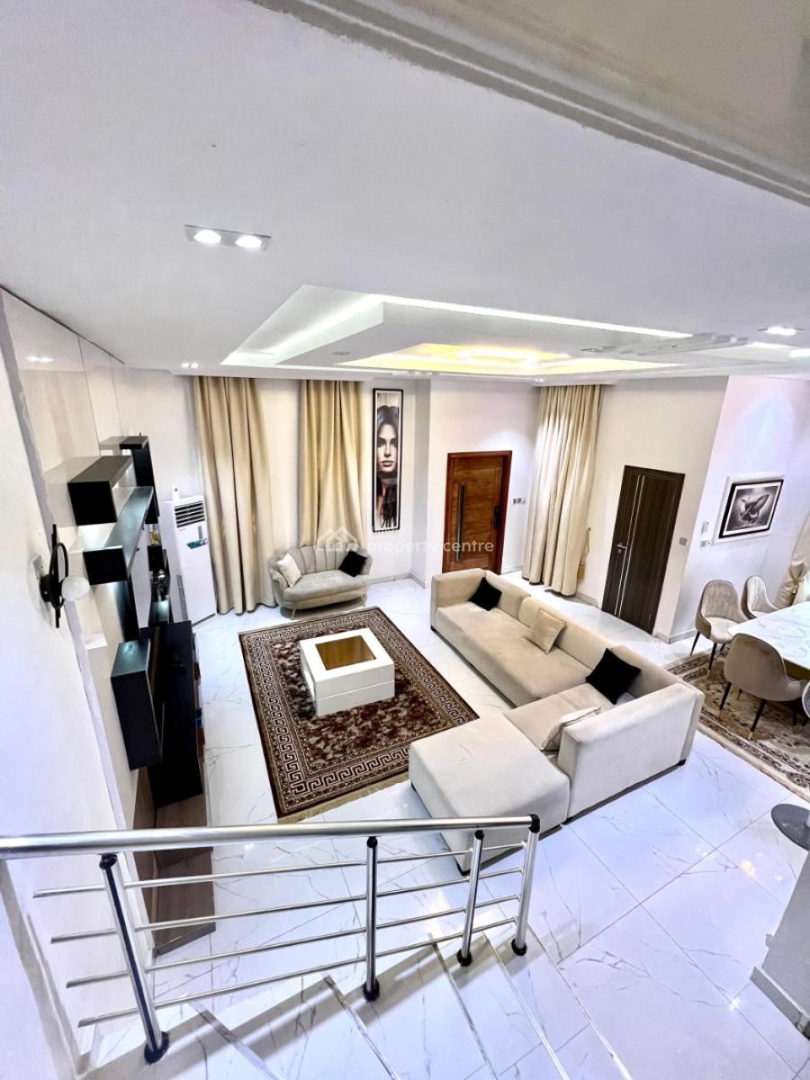 Luxurious 4 Bedroom Semi Detached Duplex with House Keeper on Request, Amazon Prime,2 Living Rooms, Parking Place,snooker,netflix, Idado, Lekki, Lagos, Flat / Apartment Short Let