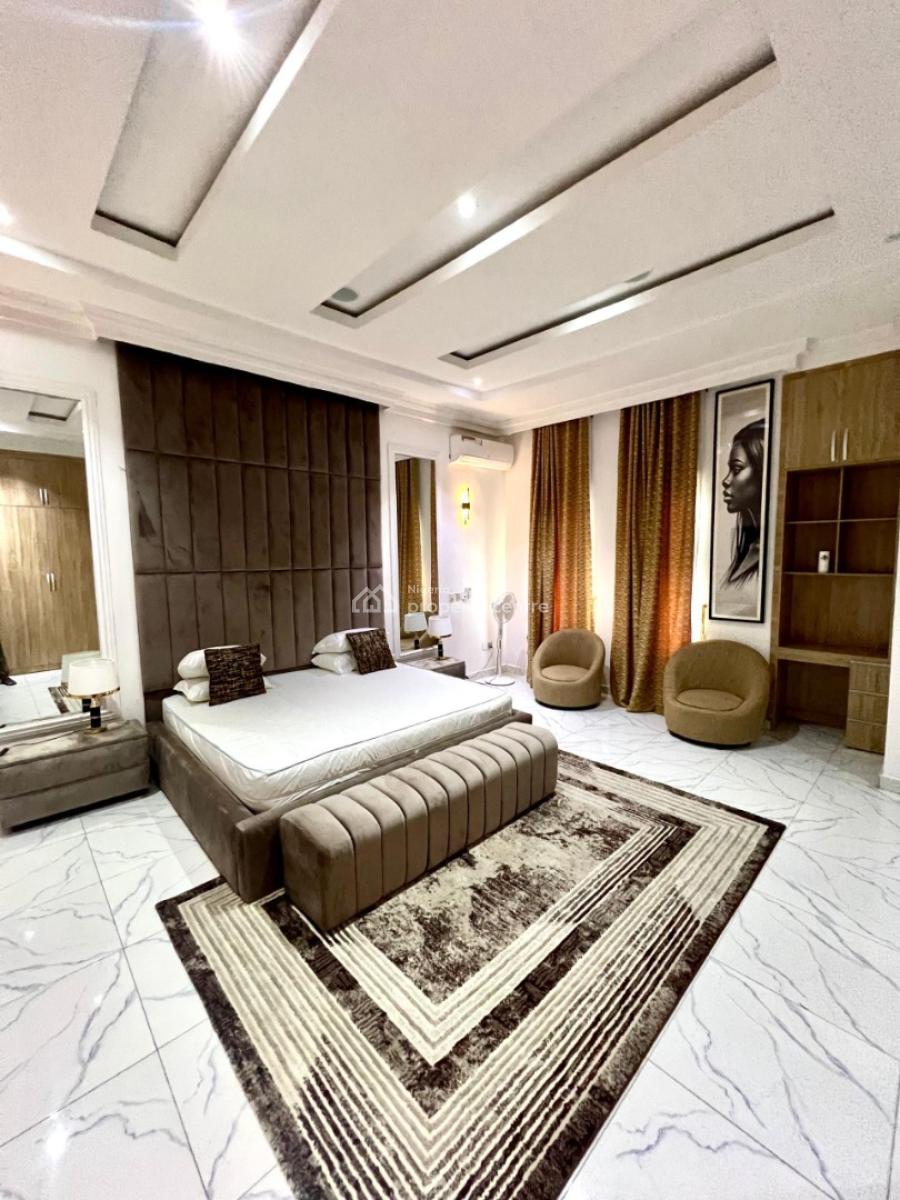 Luxurious 4 Bedroom Semi Detached Duplex with House Keeper on Request, Amazon Prime,2 Living Rooms, Parking Place,snooker,netflix, Idado, Lekki, Lagos, Flat / Apartment Short Let